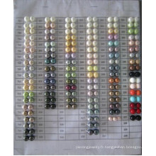 Tableau de couleurs des perles de coquille Daking